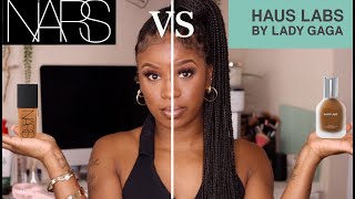 Nars Light Reflecting Foundation vs Haus Labs Foundation  I WHICH ONE IS BETTER?!