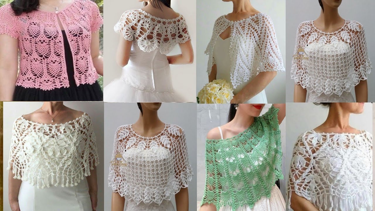Crochet lace caplet (summer top crochet ideas)#crochet #handmade # ...