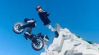 Mission: Impossible Motorbike Stunt in LEGO