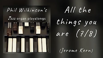All The Things You Are in 7/4 - Organ Backing track