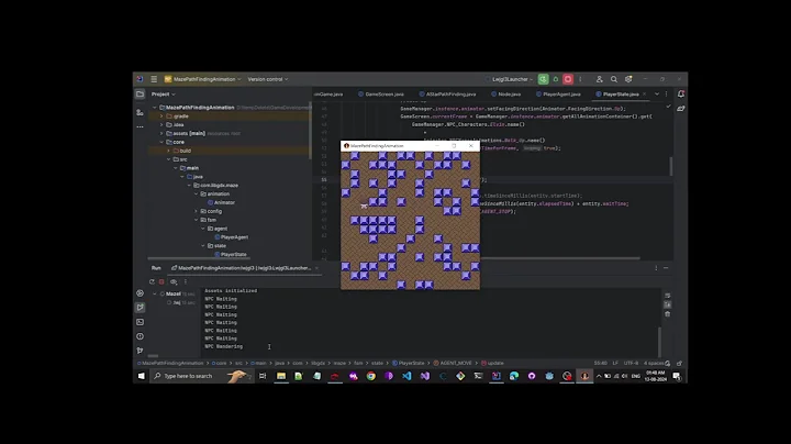 POC - LibGdx / GdxAI AI Agent Wandering