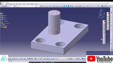 Press tool assembly All  parts design tutorial  on CatiaV5