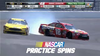 Spins In NASCAR Practice #1