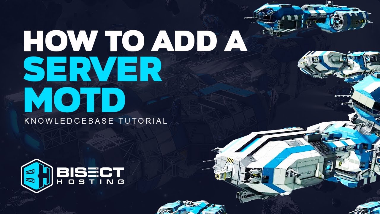How to Change the Message of the Day on a Space Engineers Server! - YouTube