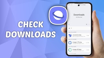 How to Find Downloads in Samsung Internet