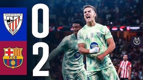 Athletic Bilbao vs Barcelona 0-2 Highlights | Supercopa 2024/25