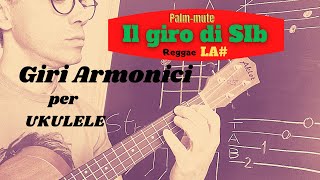 Video thumbnail of "GIRI ARMONICI per UKULELE - 12) giro di SIb"