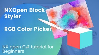 RGB Color Picker - NX Open Block Styler (C#) screenshot 1