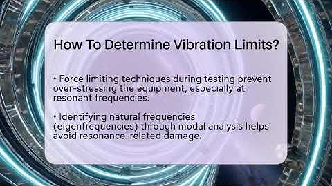 How To Determine Vibration Limits? - Mechanical Engineering Explained