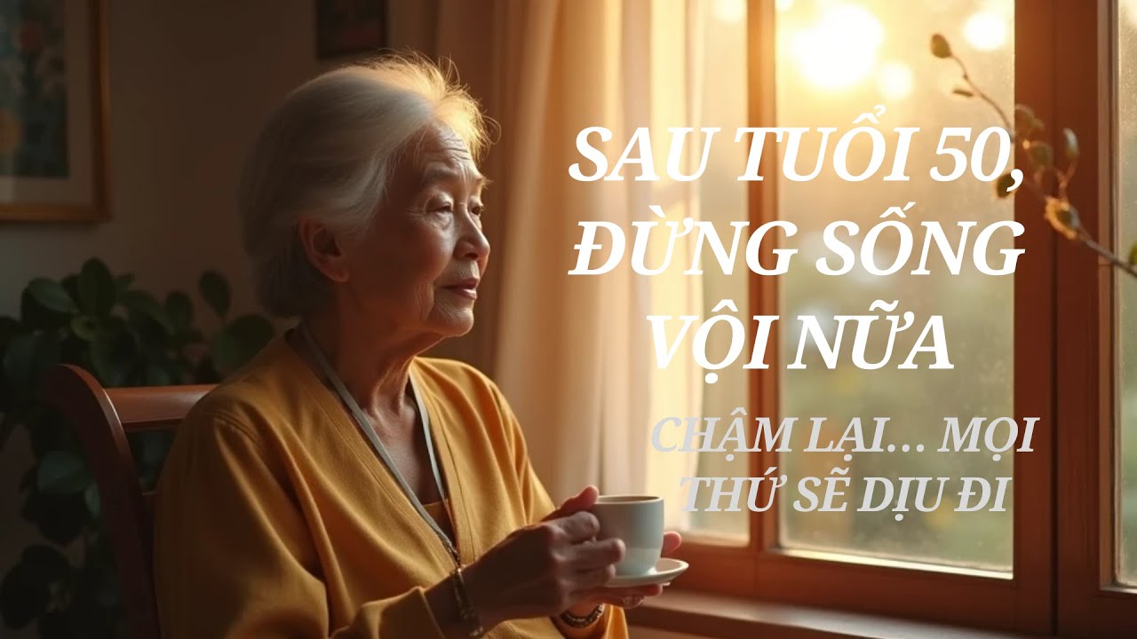 Sống chậm lại một chút hôm nay, bạn sẽ thấy khác | An Nhiên Tuổi 50
