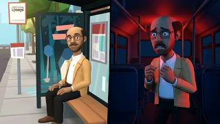 The Bus Driver - Plotagon video story.