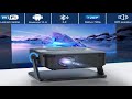 A must-have product! Salange HA109 Mini Projector Android11 WiFi6 BT5.0 280 ANSI 720P Built-in App