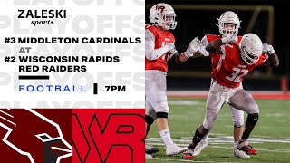 Middleton at Wisconsin Rapids | 2021 WIAA Level 2 Football Playoffs