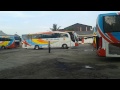 Aktivitas Bus Rosalia Indah di RM Sari Boga Sukra Indramayu