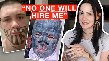 " I Can't Get A Job Because Of My Face Tattoos" REACTION