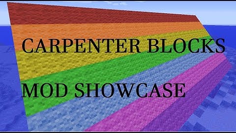 Carpenters Blocks - Minecraft Mod Showcase