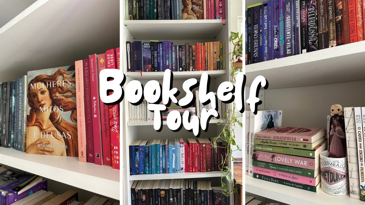BOOKSHELF TOUR 2024 + sorteio de livros