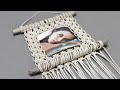 Easy Macrame Photo Frame Wall Hanging Tutorial | Home Decor Ideas