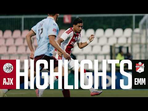 Highlights Jong Ajax - FC Emmen | Keuken Kampioen Divisie