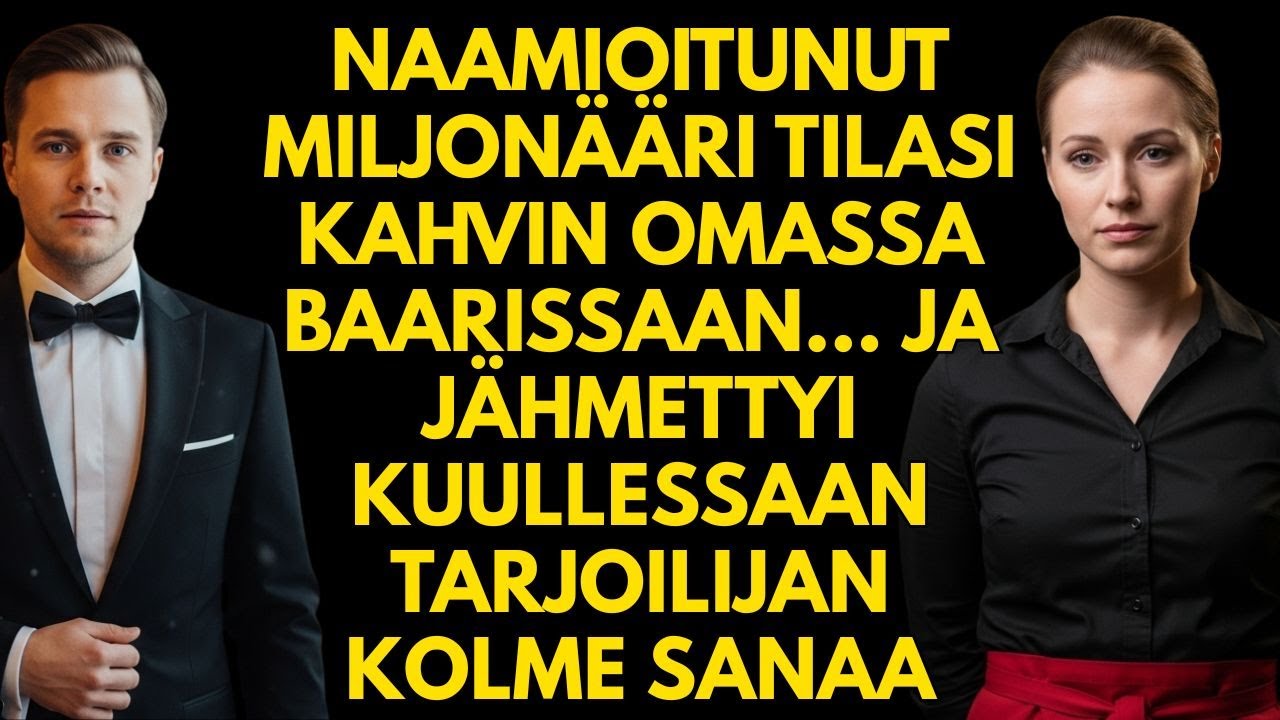 Naamioitunut miljonääri tilasi kahvin omassa baarissaan…ja jähmettyi kuullessaan tarjoilijan 3 sanaa