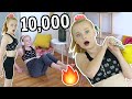 BURNING 10,000 CALORIES IN 24 HOURS CHALLENGE *girl vs exercise*