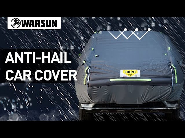 The innovative upgraded hail car cover protects your car from hail storm. 