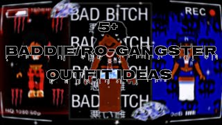 5+ BADDIE/RO-GANGSTER OUTFIT IDEAS |Roblox
