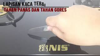 NIS KOMPOR GAS 2 TUNGKU - KACA TEMPERED