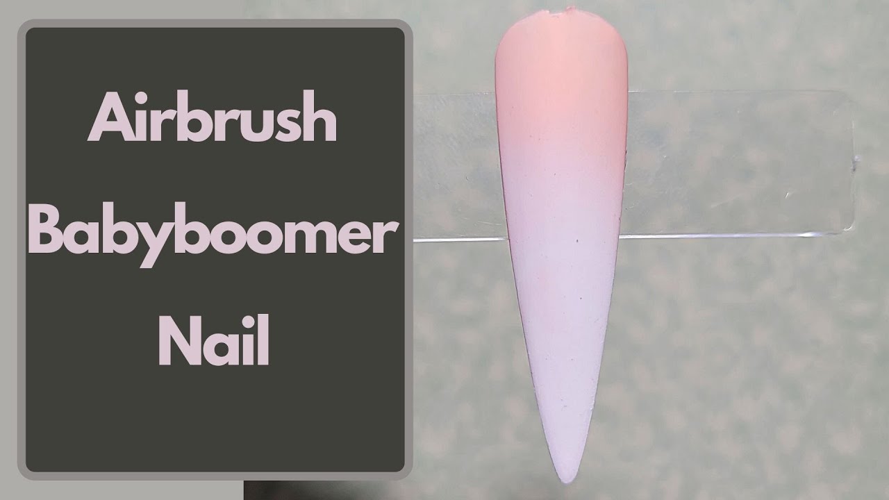 New Airbrush Machine for Nails/ Yes 👍🏻 Or No 👎🏻/Acrylic Nails/Babyboomer  Nails 
