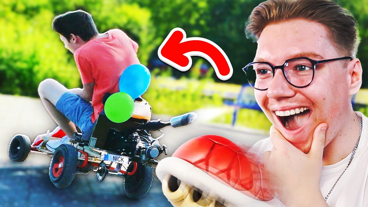 Er hat ein MARIO KART in REAL LIFE gebaut... 💀 - Ansgar Reaktion