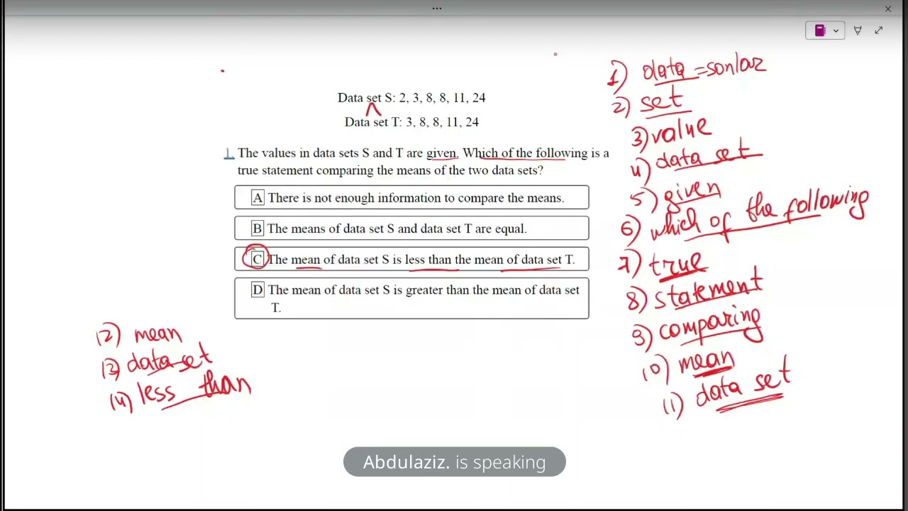 SAT ni endi boshlab(0 dan) 50% ustamaga tayyorlanayotgan ustozlar uchun 1dars