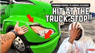 My Truck got HIT at the Petro | VA to CO | Trucking Vlog