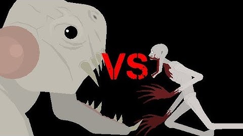 SCP 096 Vs Cloverfield monster!!! | stick nodes pro animation