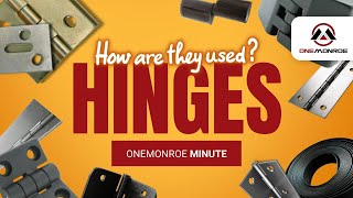 How Are Different Types of Hinges Used? | Piano, Bullet, Slip, Spring, and Plastic Hinges by OneMonroe 638 views 6 months ago 2 minutes, 12 seconds