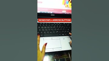 Split the screen using shortcut keys #shorts  #youtubeshorts  #keyboard  #shortcutkeys