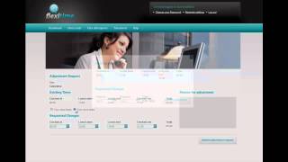 Making an Adjustment Request in flexitime.com