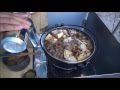 Solo camping　スキヤキ(SUKIYAKI)
