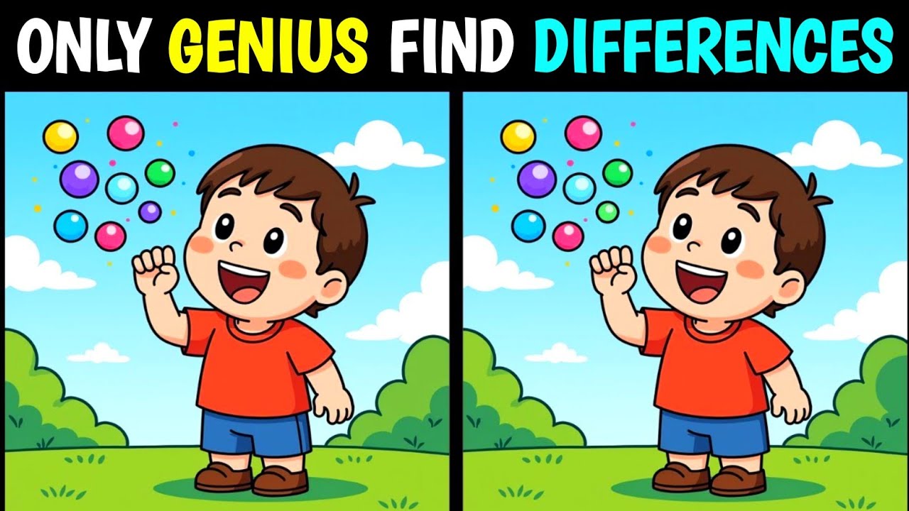Spot The 3 Differences | Very Hard Challenge | Find The difference ...