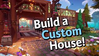 Rustic Farm House Floating Island Storage | Speed Build & Tour | Disney Dreamlight Valley