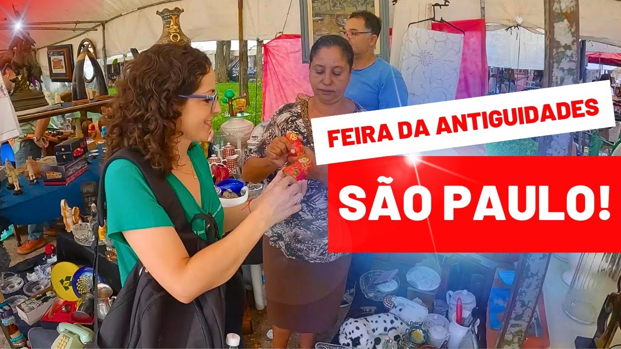 Feira da Antiguidades Praça Dom Orione São Paulo - YouTube