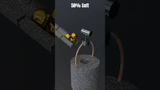Celebrity "3 Golden Balls vs The Spinning Hammer: Can They Survive?" #3d  #blender #relaxing #satisfying Wealth