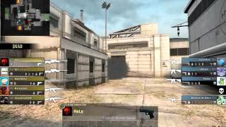 3K Awp On Cache - Mid Control - First Kill Through Smoke