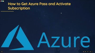 [English] How to get Azure Pass and Activate Subscription