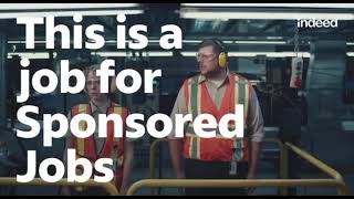 Indeed This Is A Job For Sponsored Jobs Collaboration 