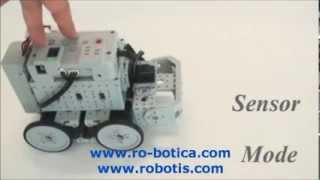 ROBOTIS BIOLOID Premium: Coche inteligente 4 x AX-12A, 2 sensores IR