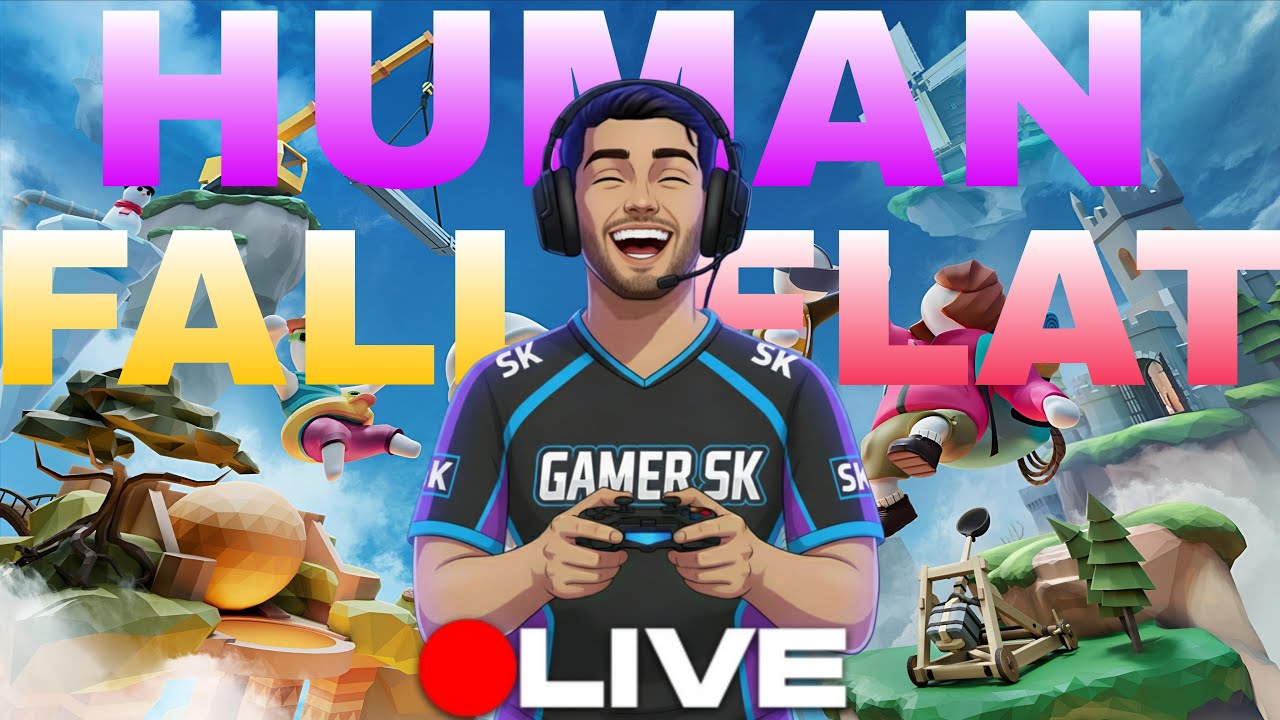 Human Fall Flat Live Streaming
