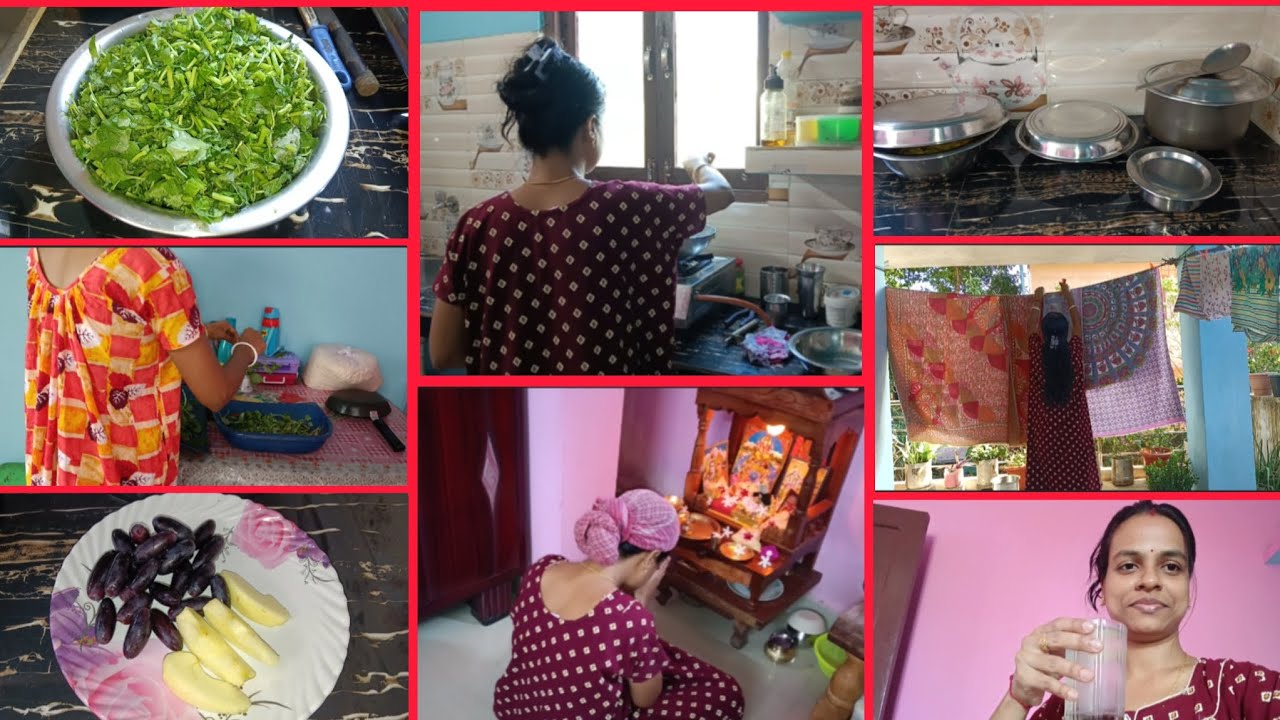 🌄আমার সকালে রুটিন 1:00 টার মধ্যে প্রতিটা কাজ যেভাবে গুছিয়ে করে থাকি #bengalivlog 