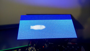 Virtual pond on Adafruit RGB LED Matrix with Raspberry Pi 3B