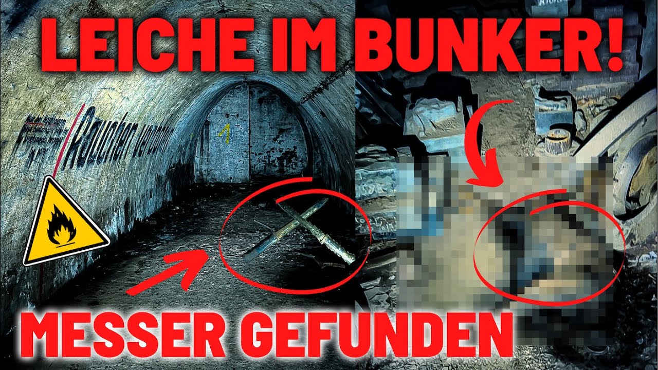 LOSTPLACE // LEICHE und originale WAFFEN 🔫 im verlassenen BUNKER 🪖 mitten im WALD 🌳gefunden! 😱
