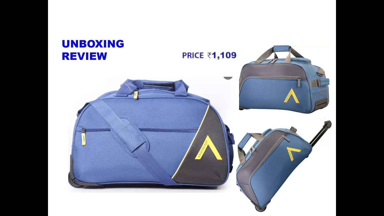 Buy ARISTOCRAT Strolley Duffel Bag - Cleo DFT 65 Large Capacity-60 L  (Color-Blue) at Amazon.in